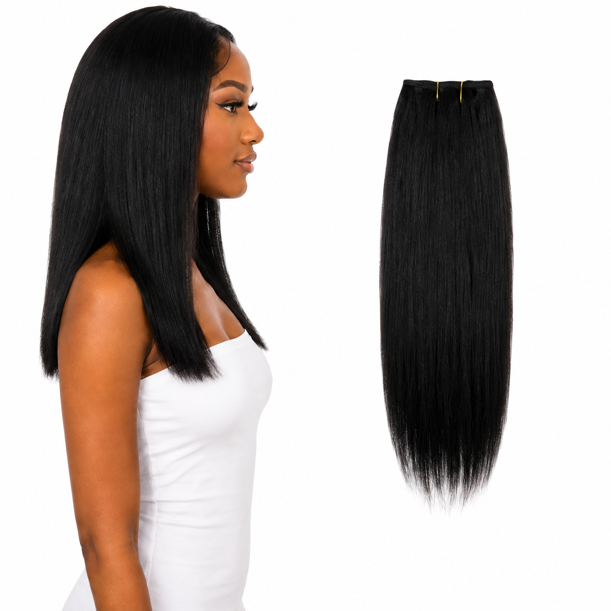 Ei Luxury 100% Human Hair 7 Pcs Clip-in Extensions 16"