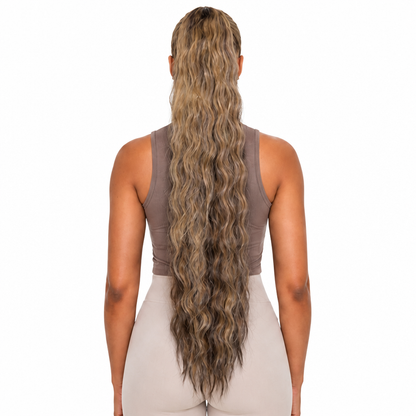 Kuknus Synthetic Peruvian Girl Ponytail 30’’