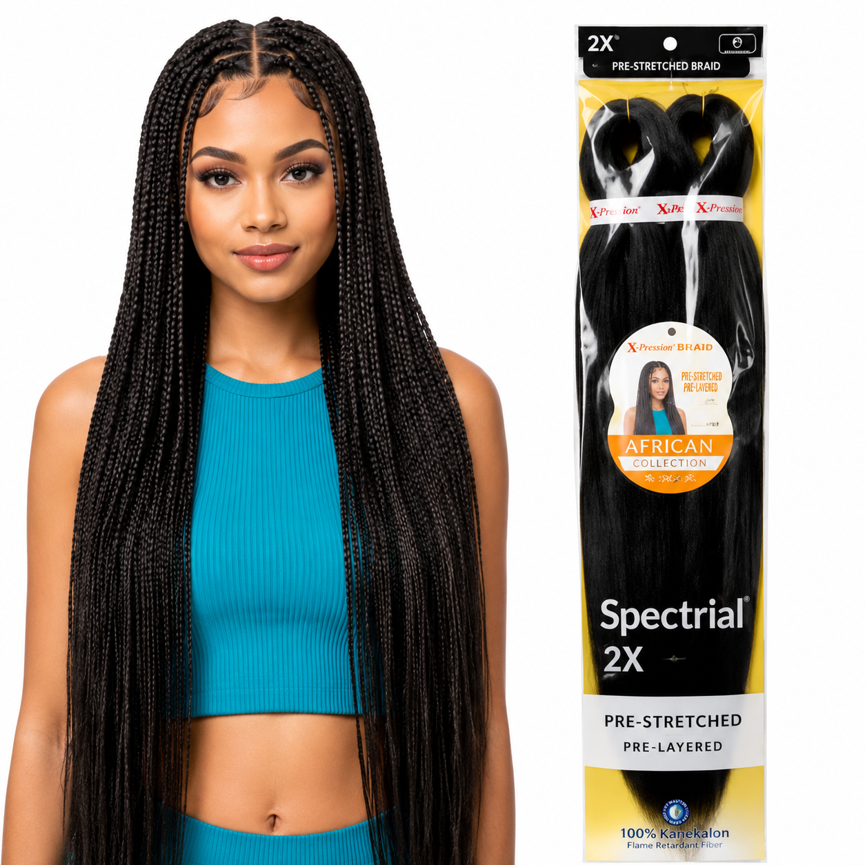 Kuknus Braids 2x Value Pack Pre-Stretched 26"