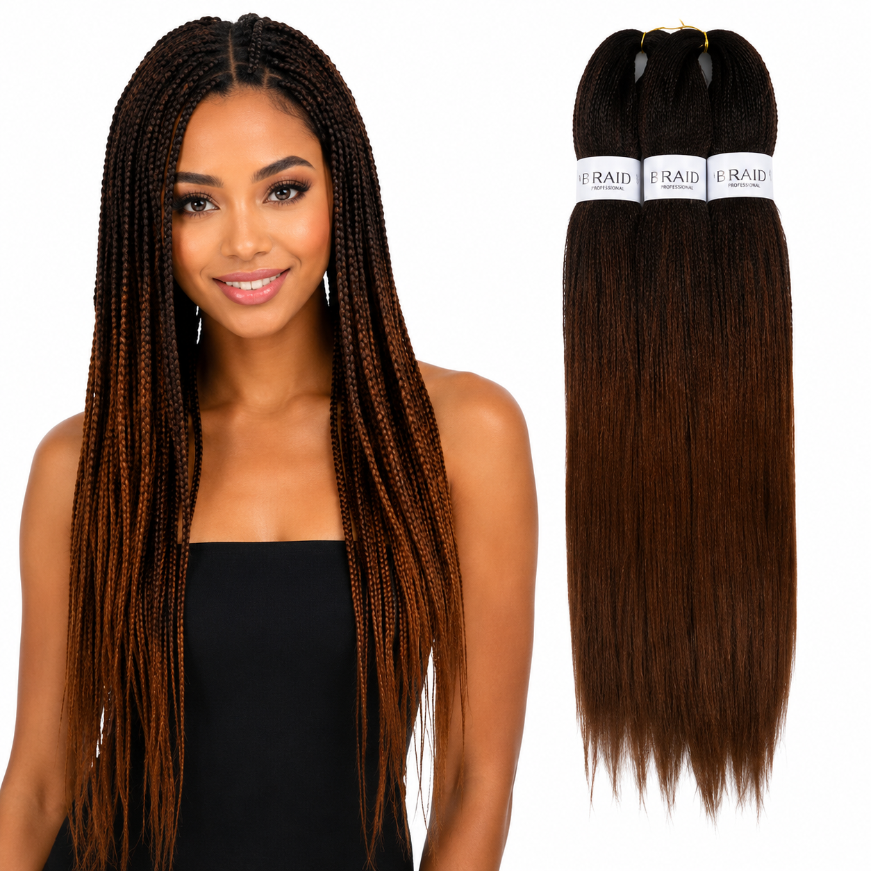 Kuknus Braids 3X Value Pack Pre-Stretched 16"