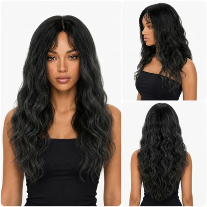 Sleek Spot SP 101 Diamond Light Body Wave Long Synthetic Big Lace Wig