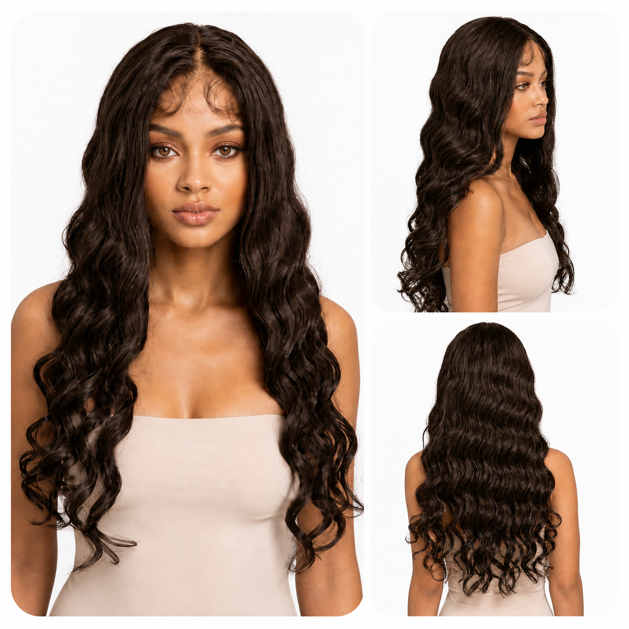 Kuknus Amara Lace Front Wig - Super Volume, Natural Baby Hairline