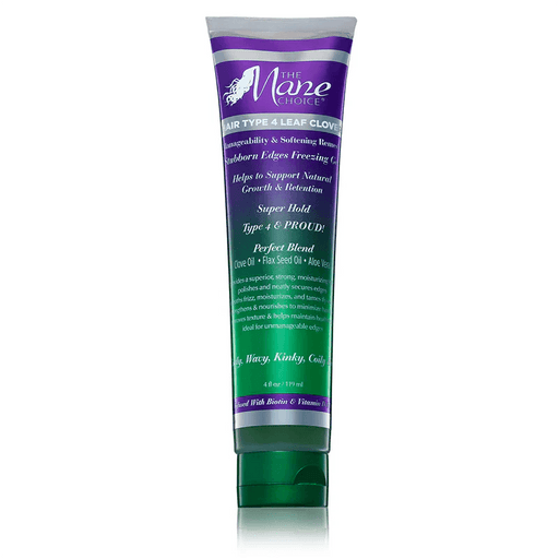 Hair Type 4 Leaf Cover Stubborn Edges Freezing Gel The Mane Choice 119ml - Beauty and Hair Supply