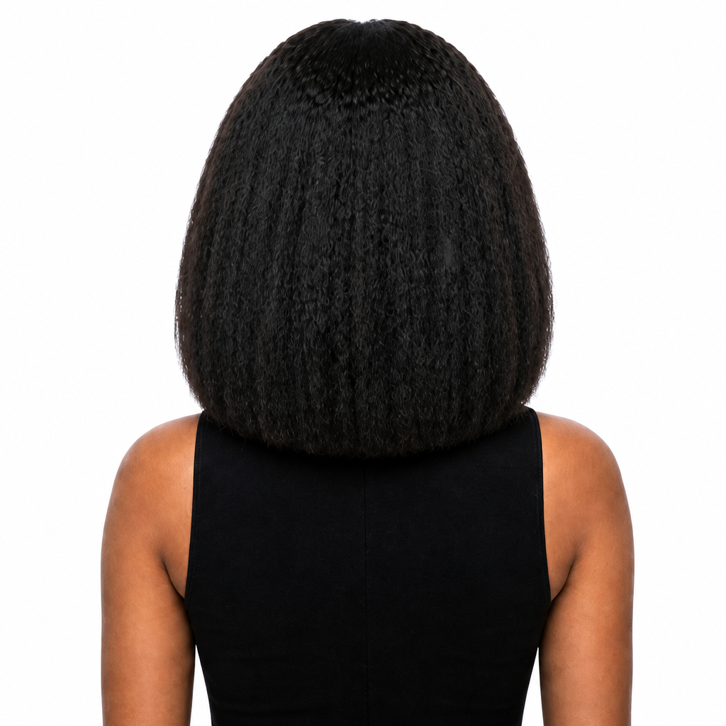 Ei Brazilian 100% Unprocessed Virgin Human Hair Style: Kinky Straight (Natural Color)