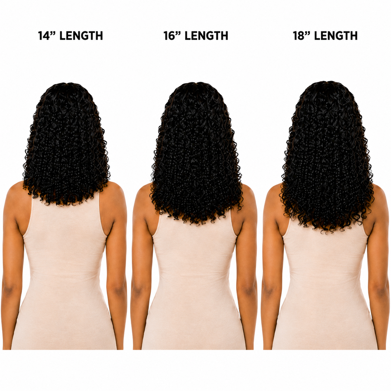 Sleek Synthetic Noble Gold Gypsy Weave 3pc 14" 16" 18"