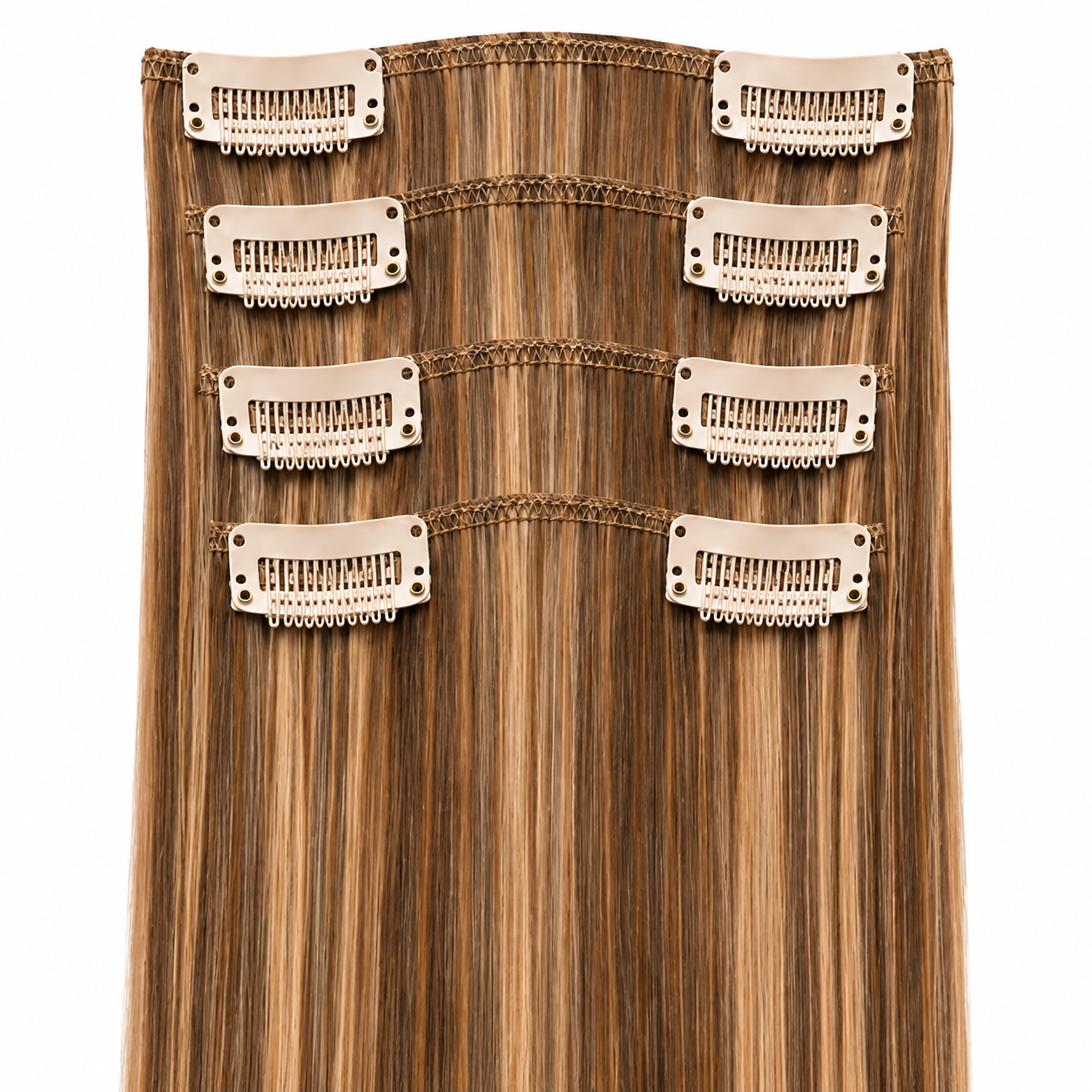 Sleek Synthetic Fashion Idol 101 Clip-In Hair Extensions 18"