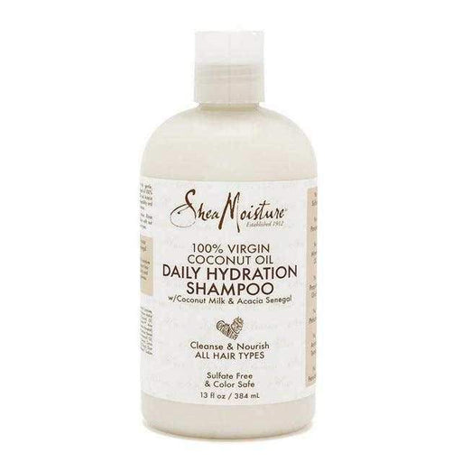 100% Virgin Coconut Oil Daily Hydration Champú Shea Moisture - Beauty and Hair Supply