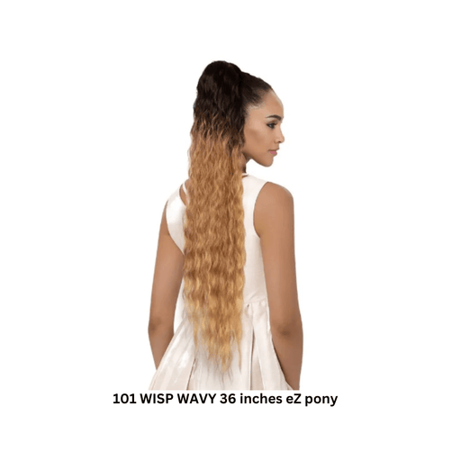 Sleek eZ ponytails 101 WISP WAVY 36 inches - Beauty and Hair Supply