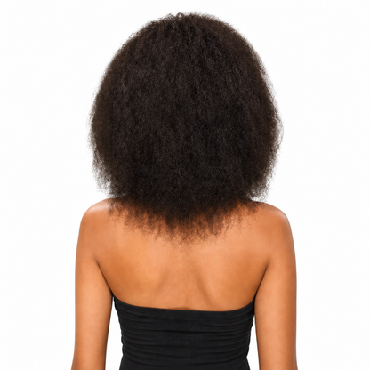 Black Angle Lulu - Synthetic Short Kinky Curly Hair Wig