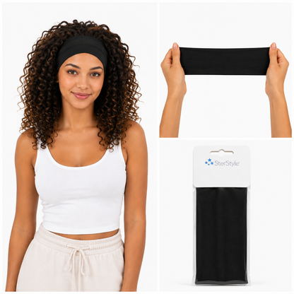 Wide Elastic Stretch Headband for Hair &amp; Wigs