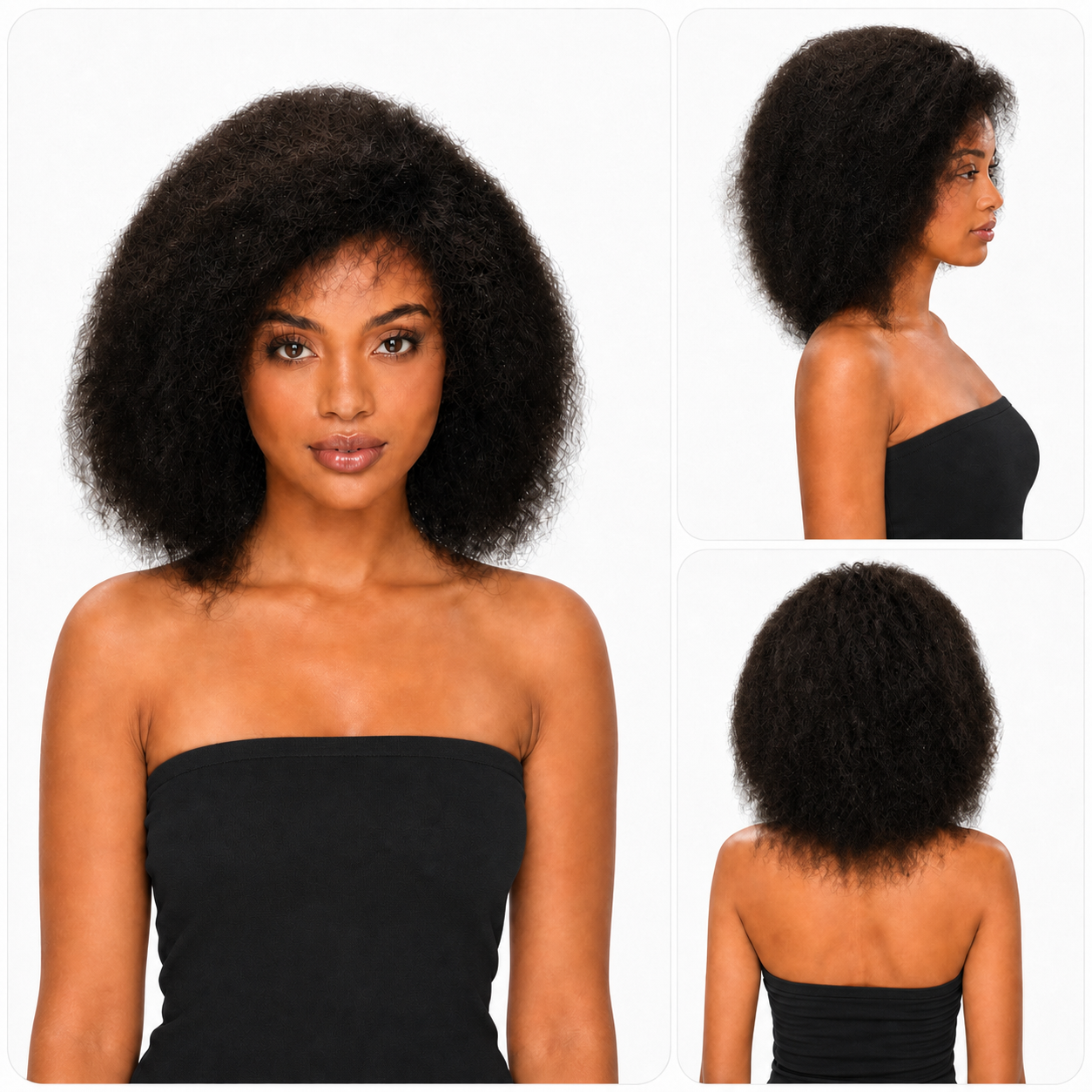 Black Angel Style Lulu Wig Synthetic Hair