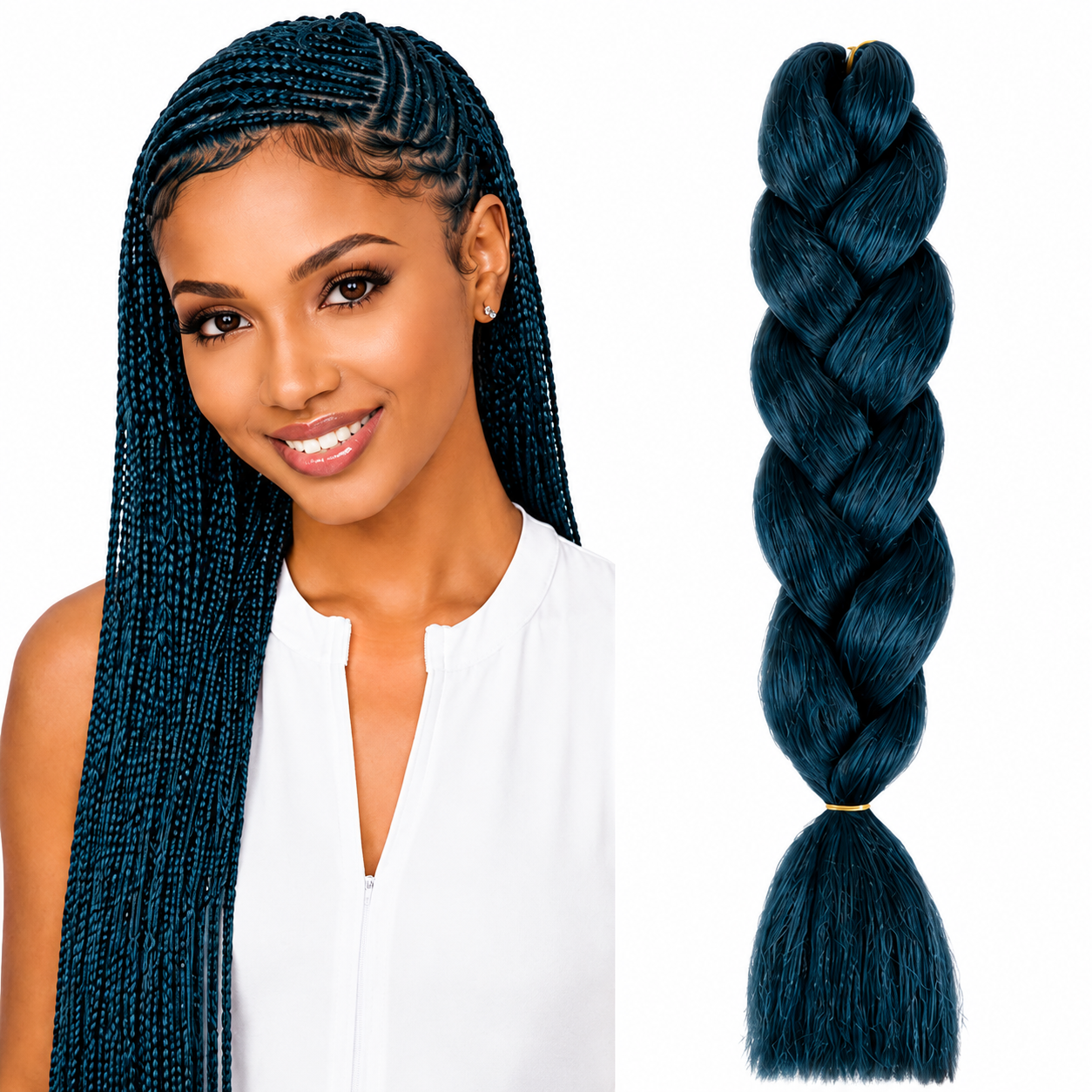 X-Pression Ultra Braids Non-Stretched Kanekalon Braiding Hair 82"