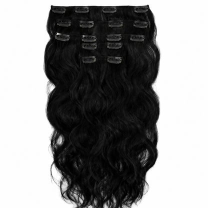 Darbro Doja Synthetic Silk Press Body Wave Clip-In  Hair Extensions 24"