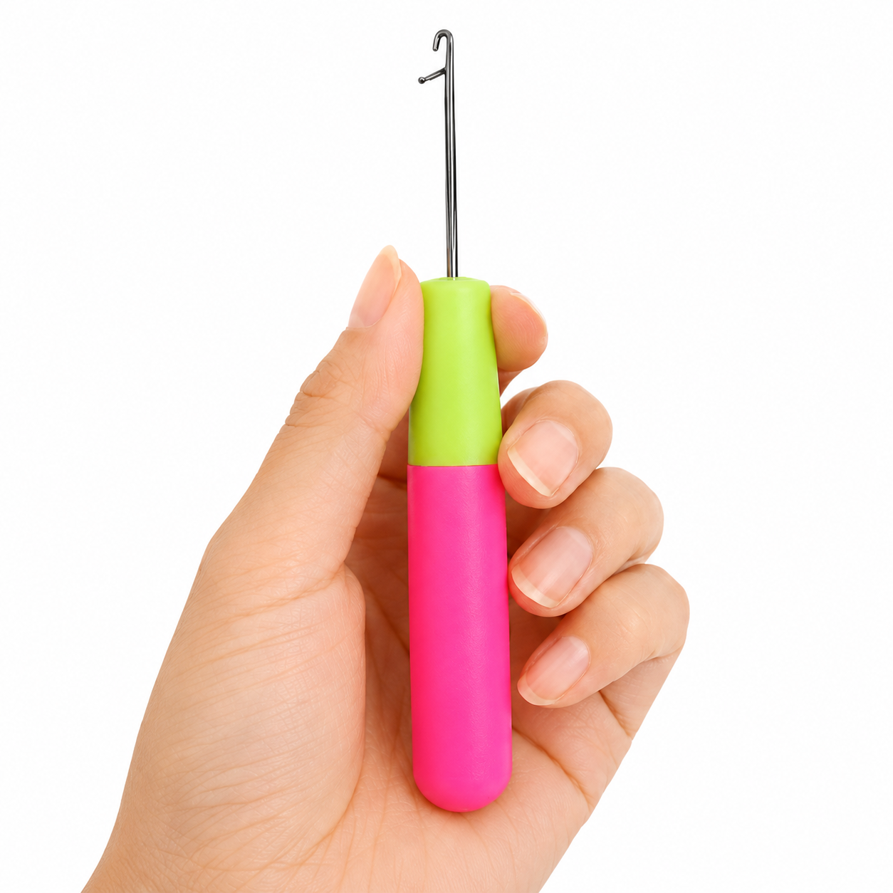 SAIFI Plastic Handle Crochet Needle  Latch Hook