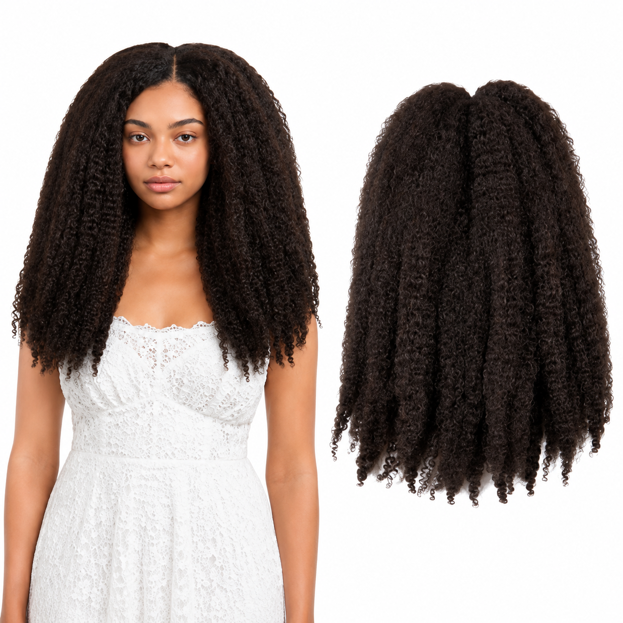Kuknus Style Baby Marley Braid Bulk Synthetic Hair 14