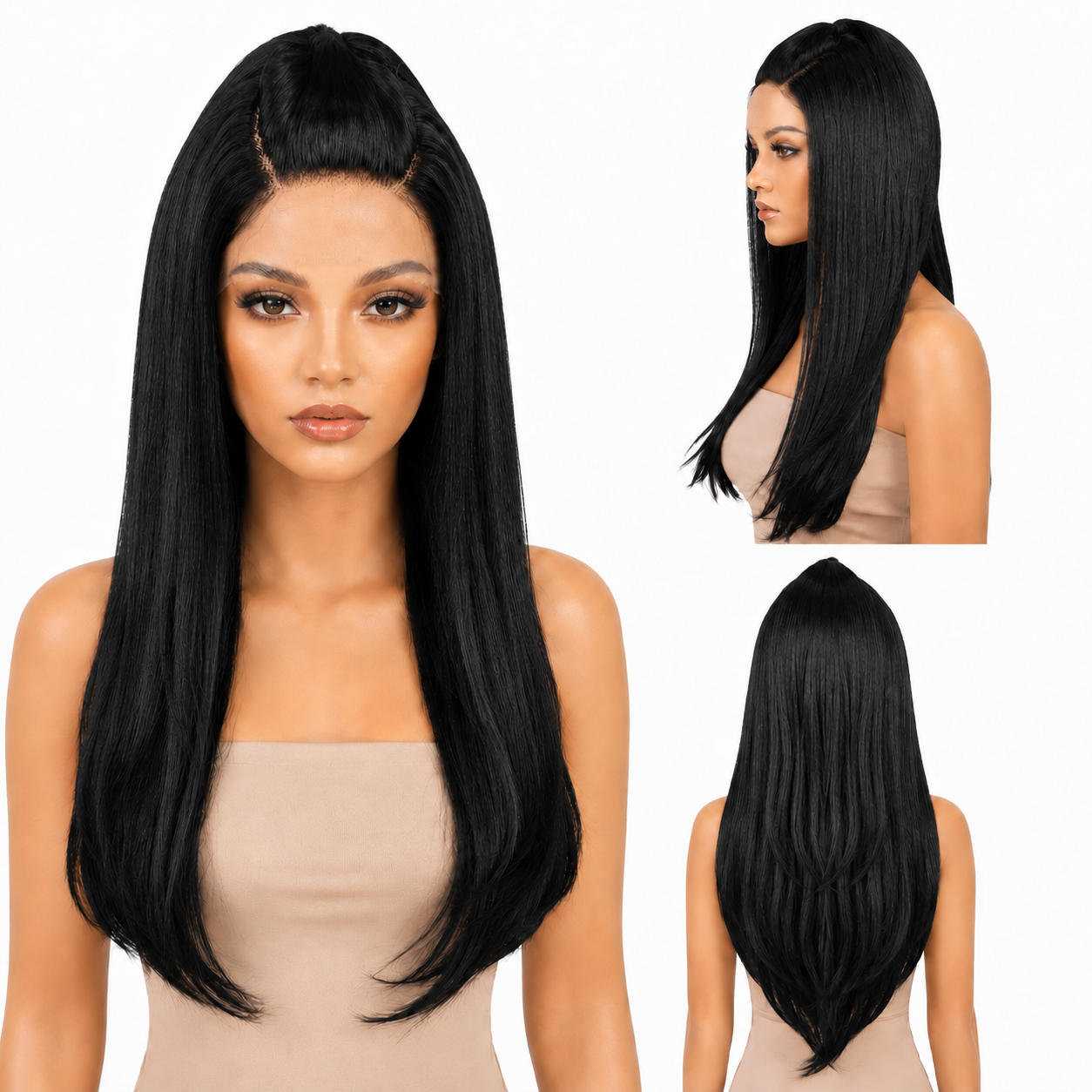 Station Style Lace Nimra Super Volume Lace wig With Natural Baby Hair Line