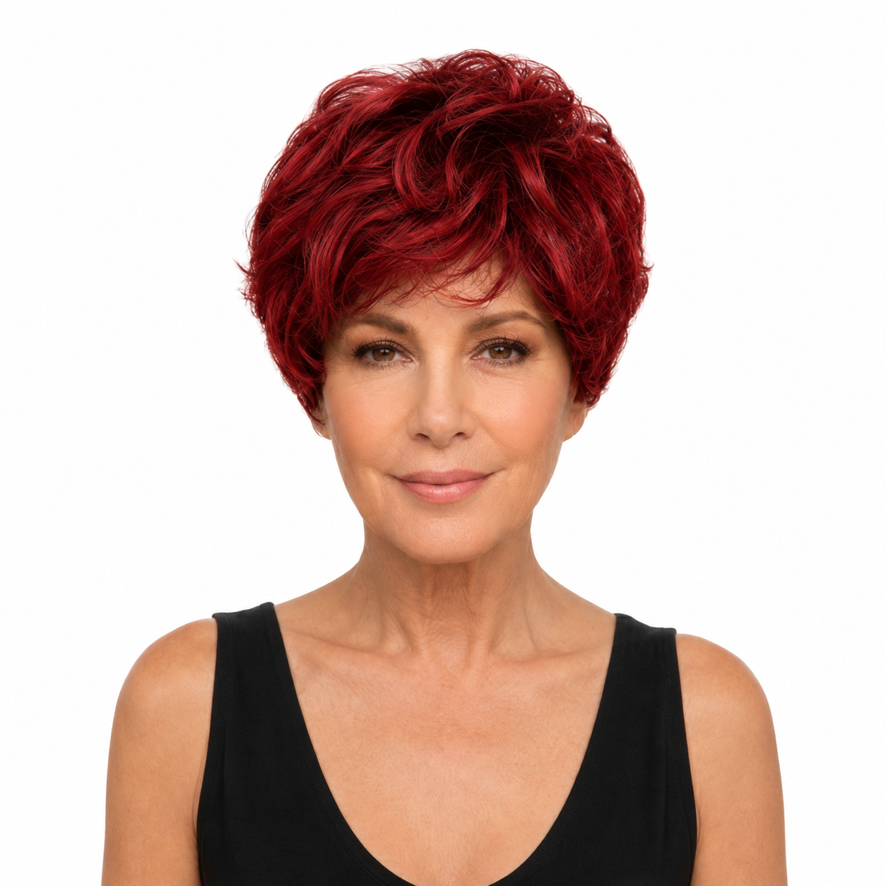 Kuknus Javeeria -  Premium Synthetic Short Curly wig