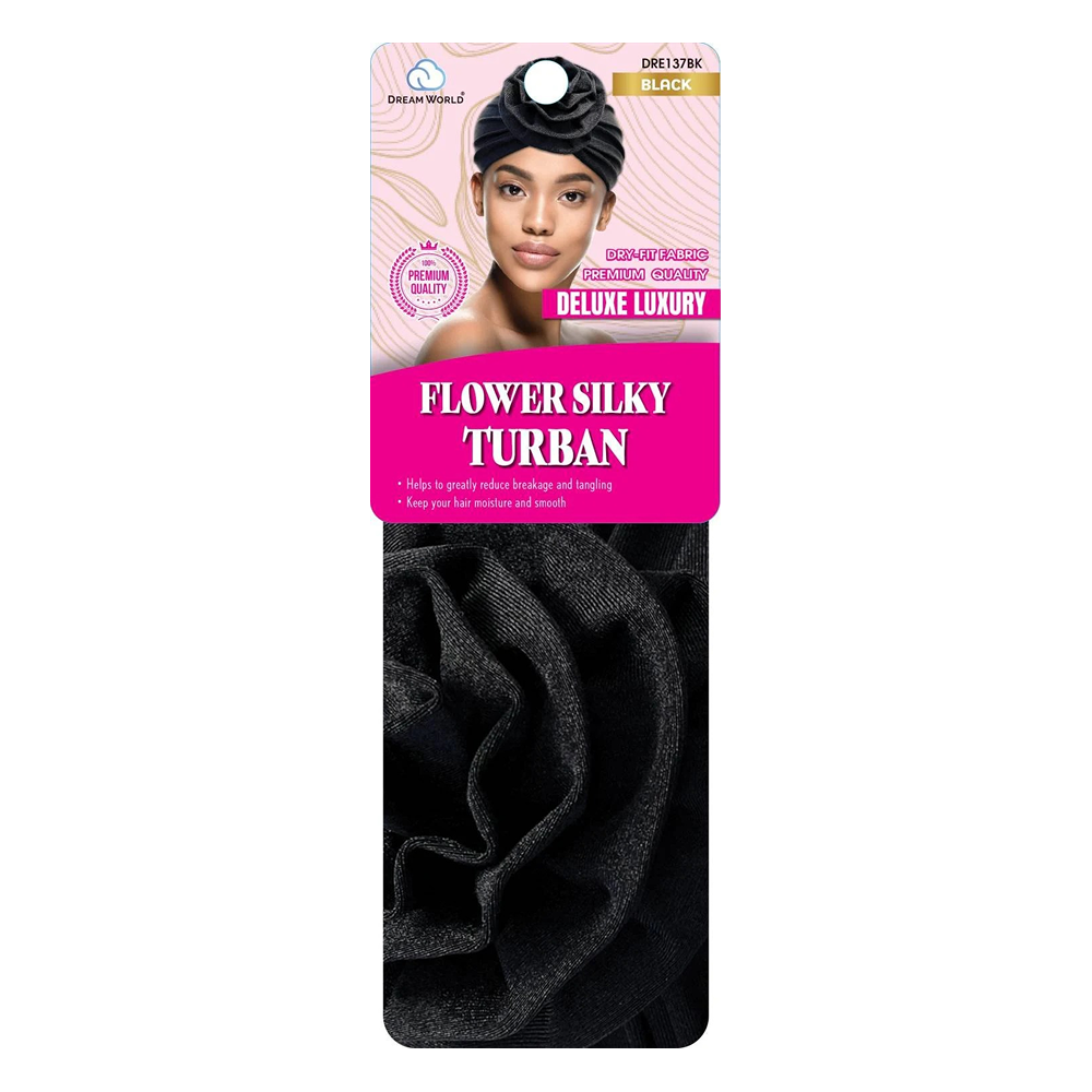 Dream World W-Flower Silky Turban