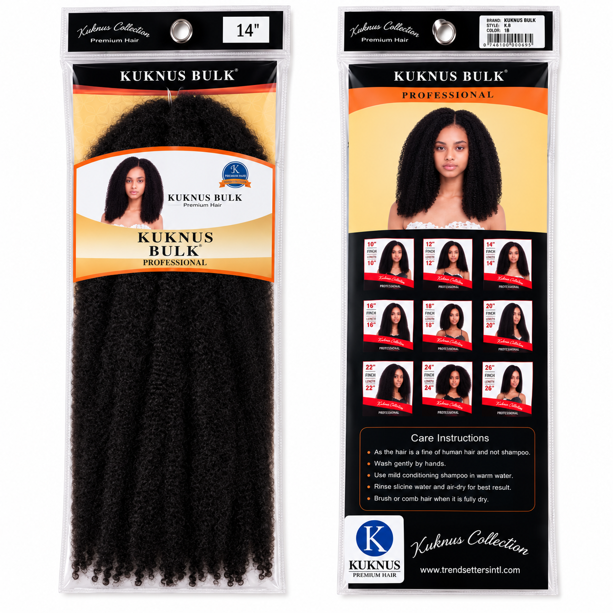 Kuknus Style Baby Marley Braid Bulk Synthetic Hair 14