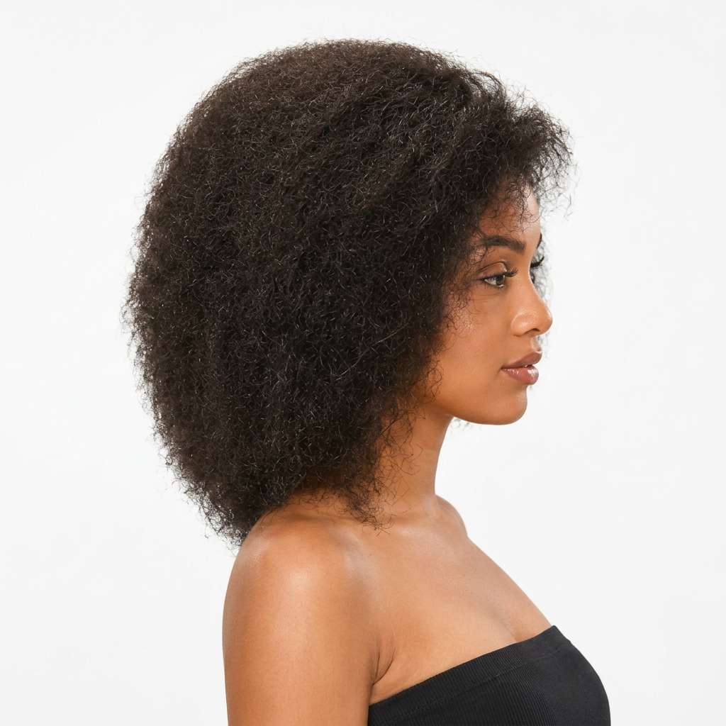 Black Angle Lulu - Synthetic Short Kinky Curly Hair Wig