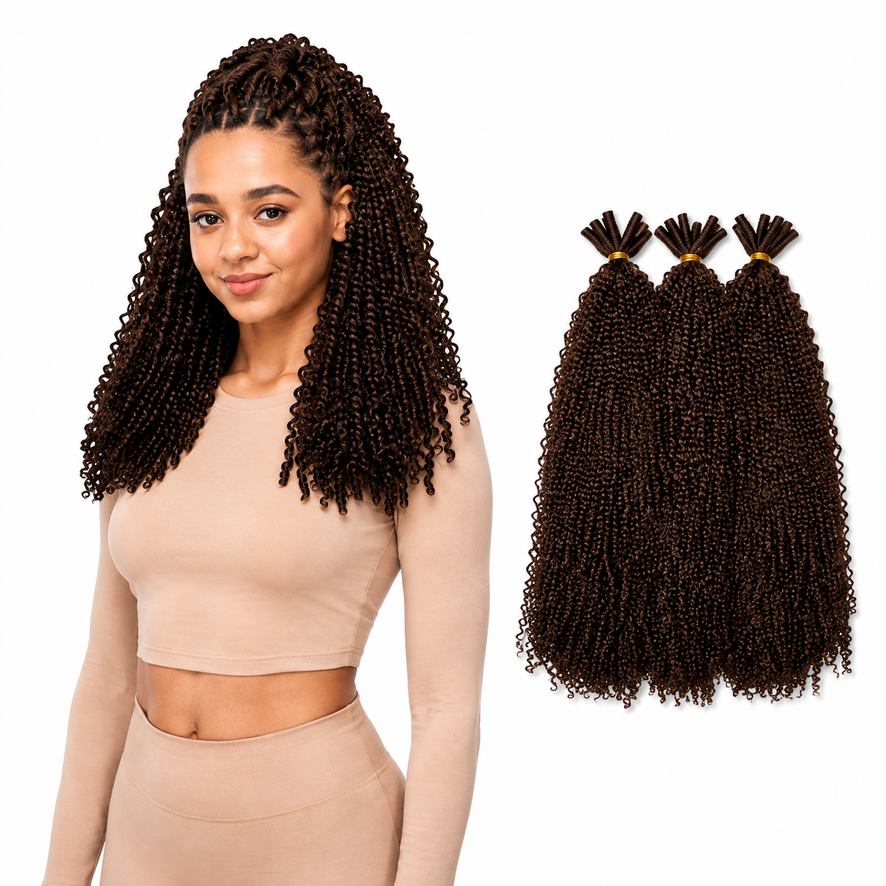Kuknus Pre-Stretched Synthetic Popp-In-Twist Bulk 20"