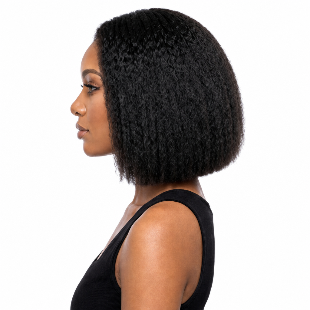 Ei Brazilian 100% Unprocessed Virgin Human Hair Style: Kinky Straight (Natural Color)