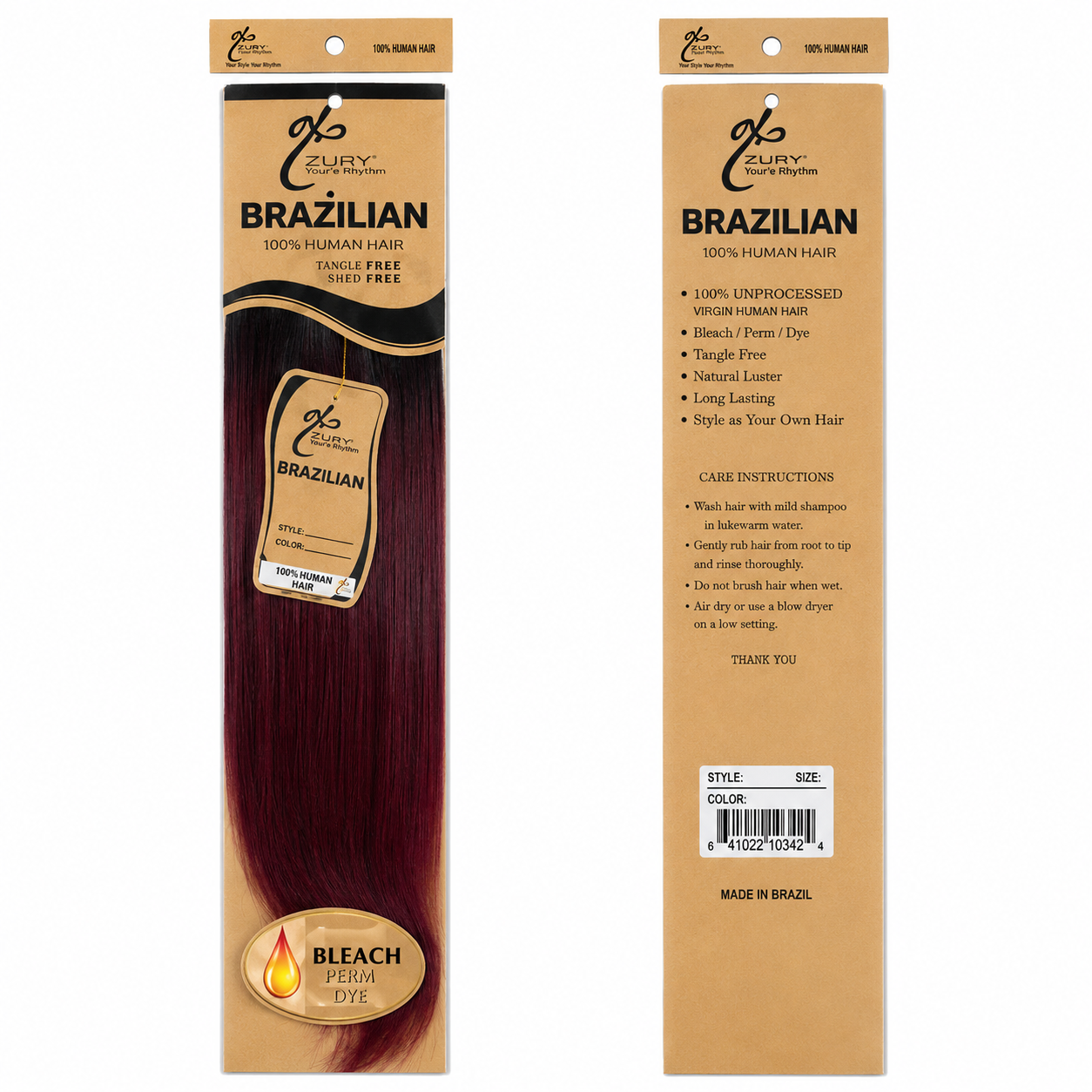 Ei Brazilian Unprocessed Straight Human Hair Wave