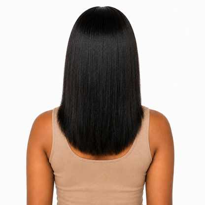 Ei Brazilian 100% Unprocessed Virgin Brazilian Human Hair Extension Straight Natural