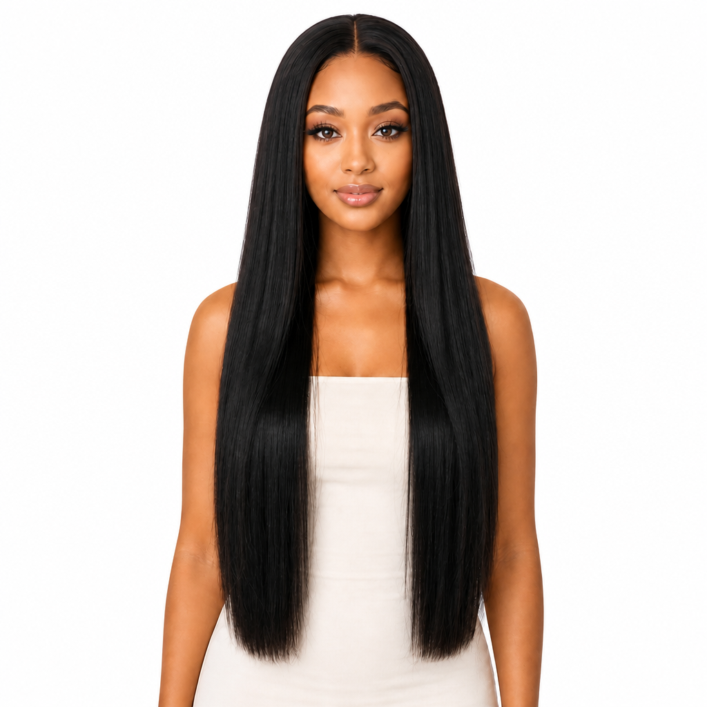 Ei Brazilian 100% Unprocessed Virgin Brazilian Human Hair Style: Straight (Natural Color)