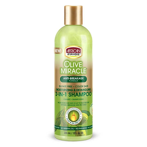 Olive Miracle 2 n 1 Shampoo African Pride 300ml - Beauty and Hair Supply