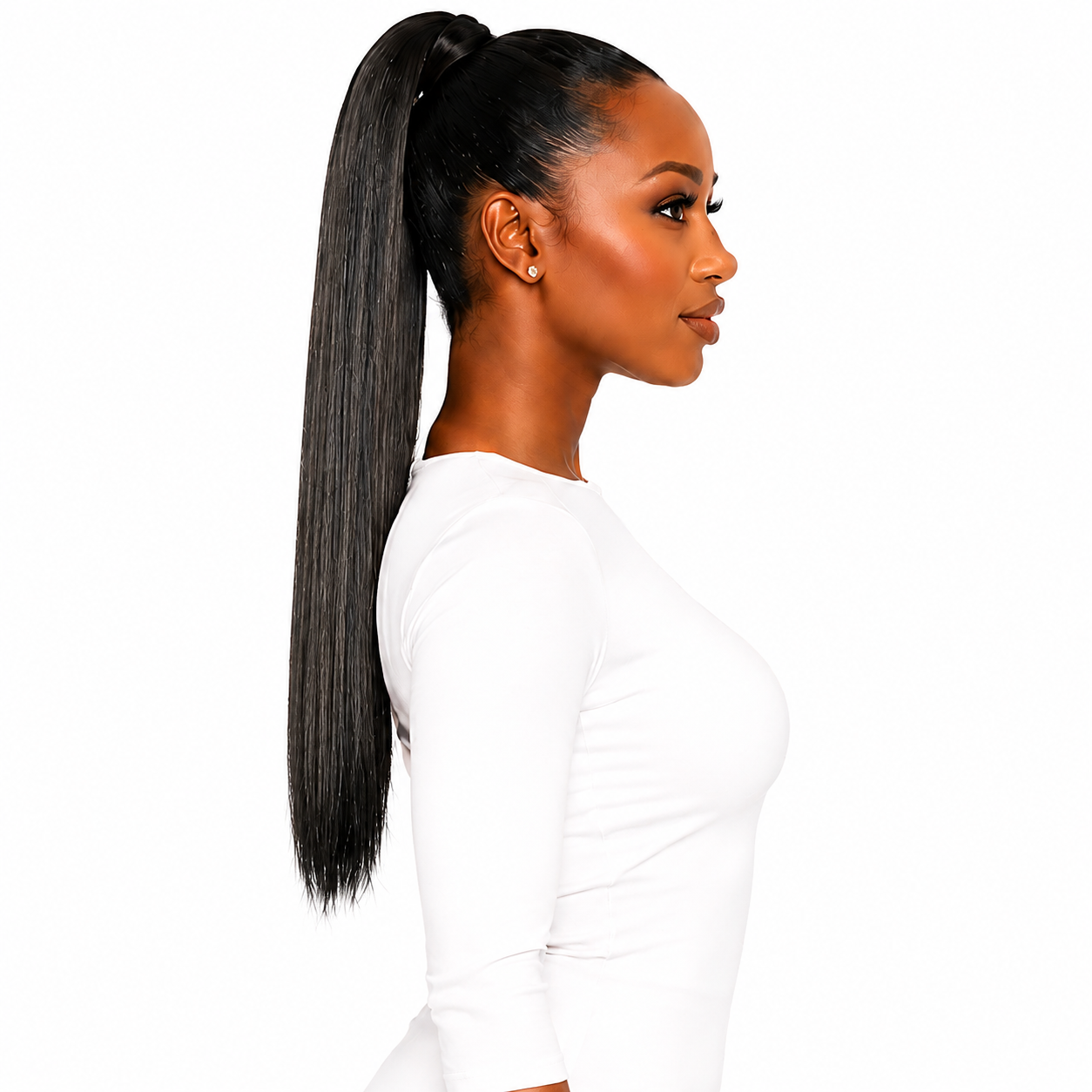 Kuknus Synthetic English Girl Ponytail 22"