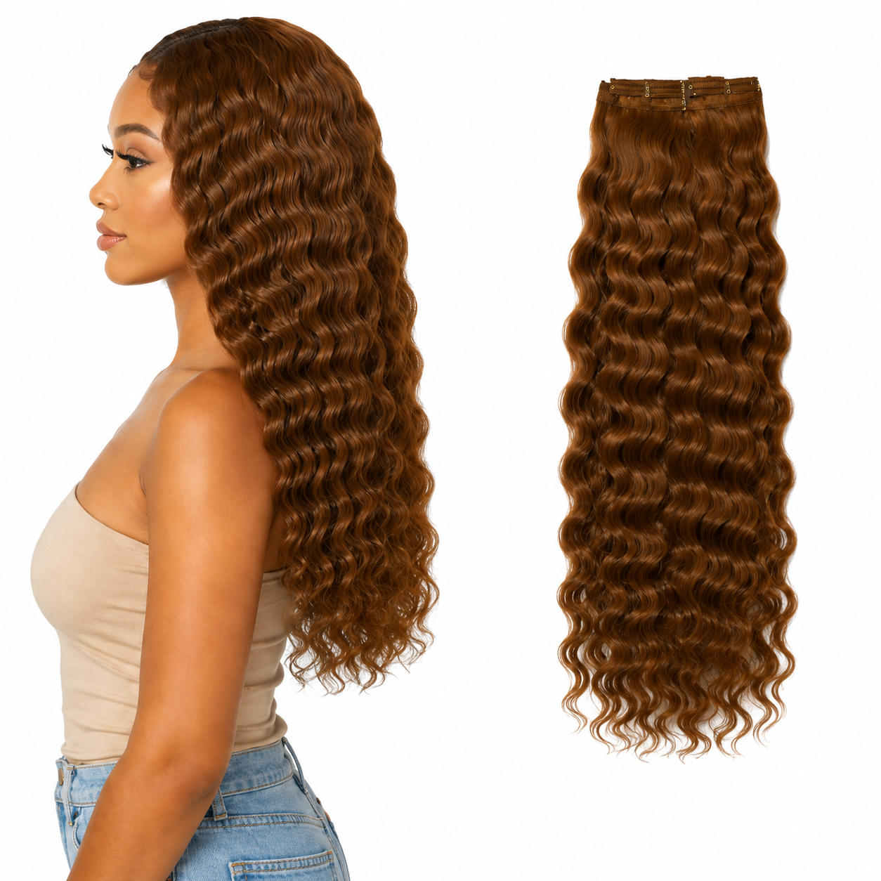 Ei Brazilian 100% Unprocessed Virgin Brazilian Human Hair Style: Deep Wave