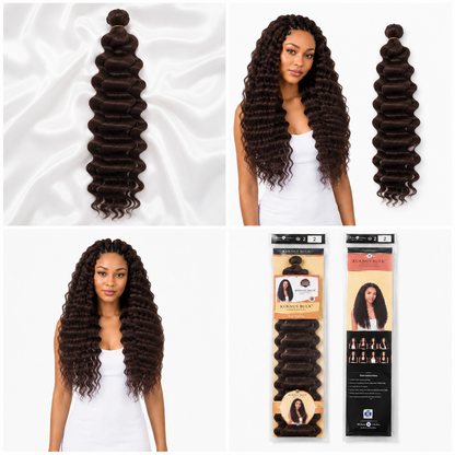 Kuknus Style Deep Twist Bulk Synthetic Braiding Hair