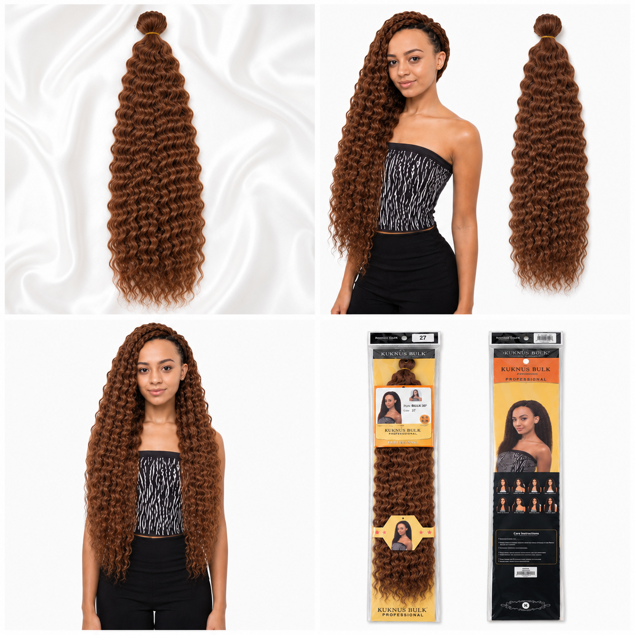 Kuknus Brazilian Bulk Synthetic Braiding Hair