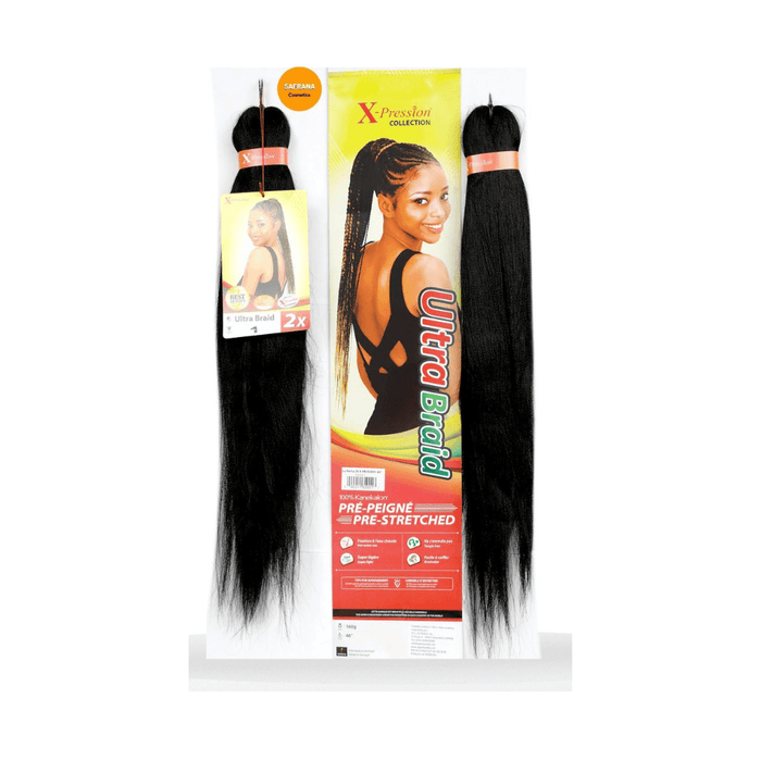 X-Pression Ultra Braid 2x Pre-Stretched - Beauty and Hair Supply