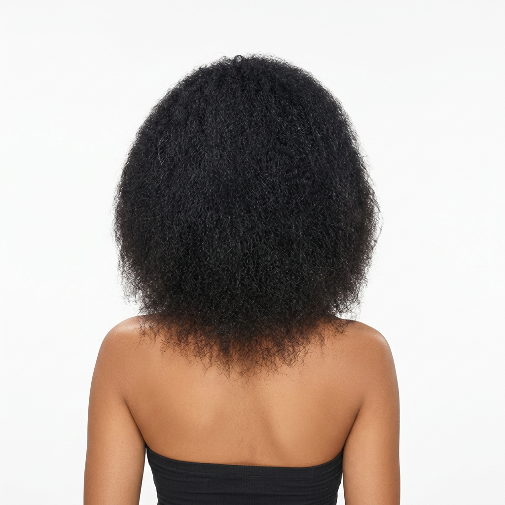 Black Angle Lulu - Synthetic Short Kinky Curly Hair Wig