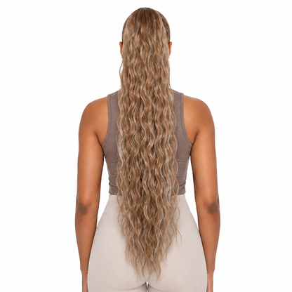 Kuknus Synthetic Peruvian Girl Ponytail 30’’