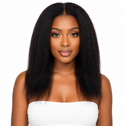 Ei 100% Unprocessed Virgin Brazilian Human Hair Extension Kinky Straight