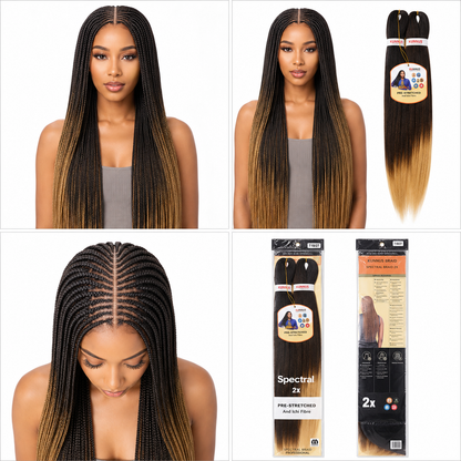 Kuknus Braids 2x Value Pack Pre-Stretched 26"