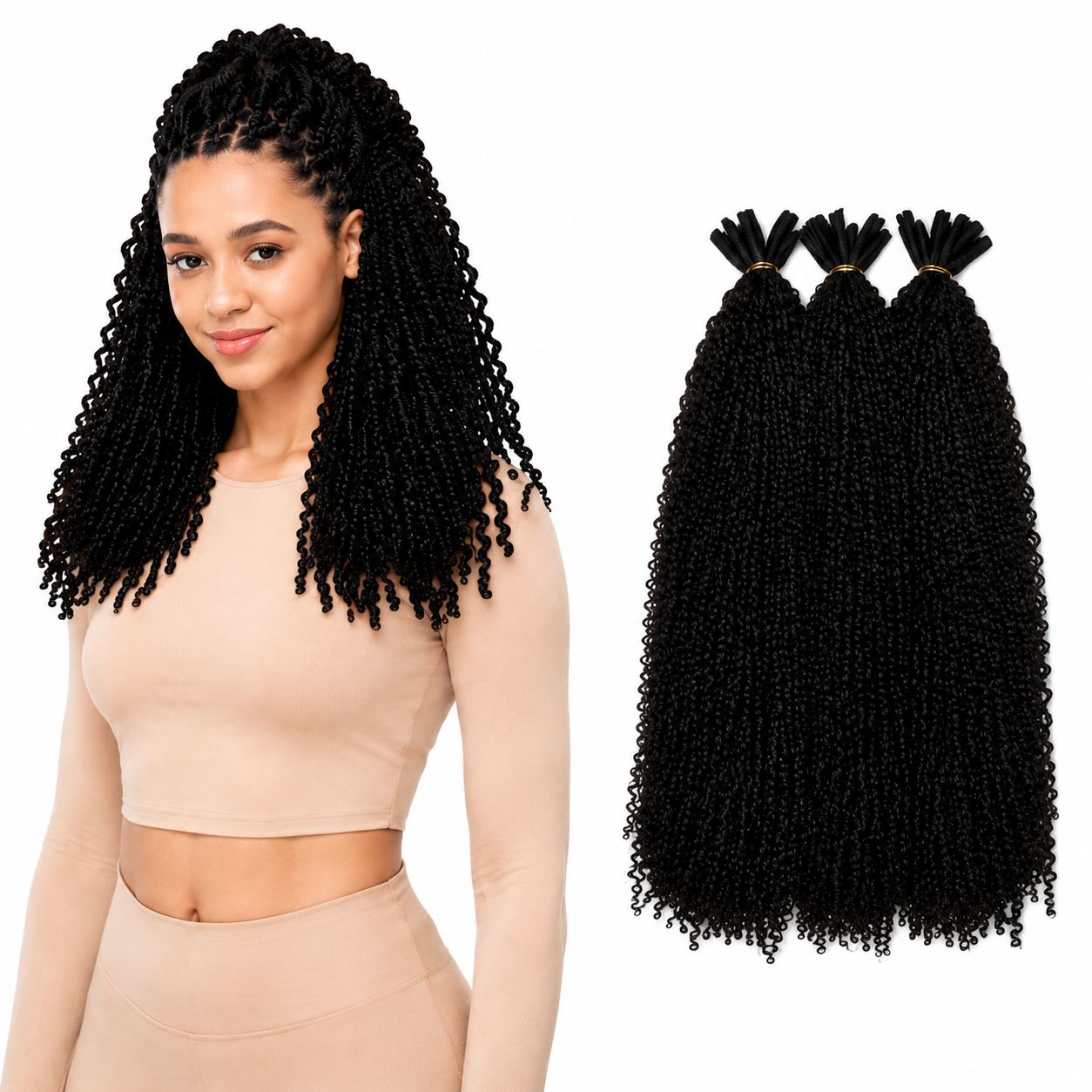 Kuknus Pre-Stretched Synthetic Popp-In-Twist Bulk 20"