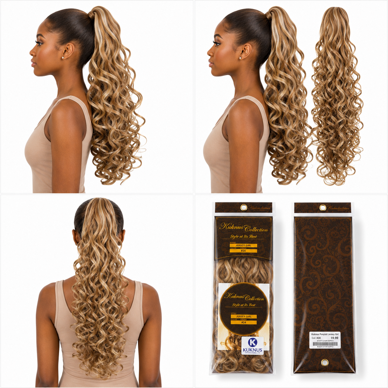 Kuknus Ponytail Style Jersey Girl