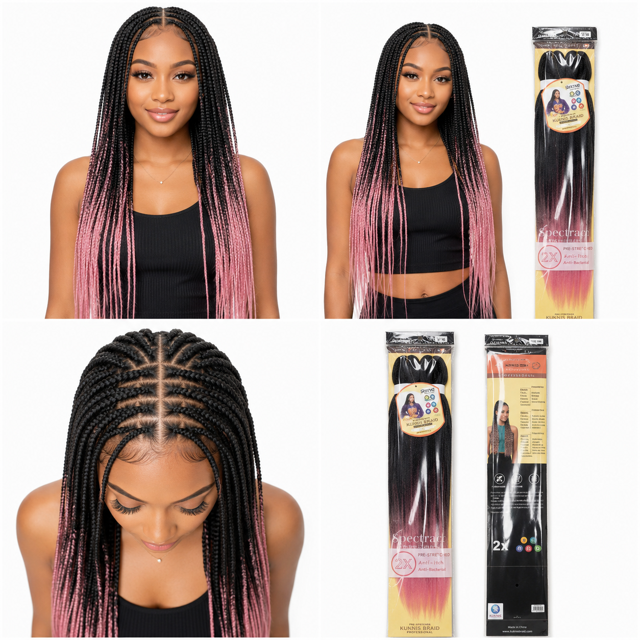 Kuknus Braids 2x Value Pack Pre-Stretched 26"