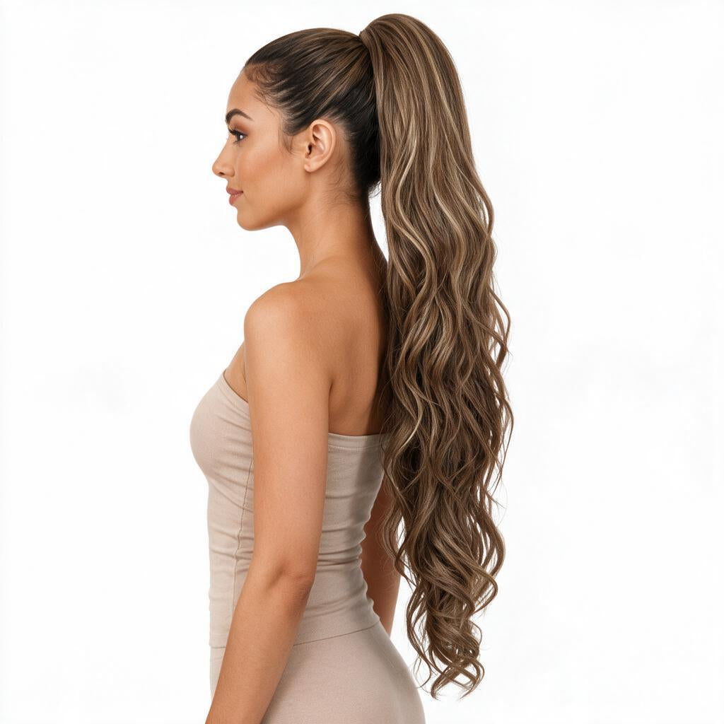 Kuknus Synthetic Brixton Girl Ponytail 30"