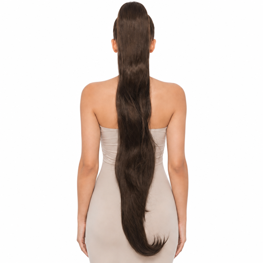 Kuknus Synthetic Bombay Girl Ponytail 32"