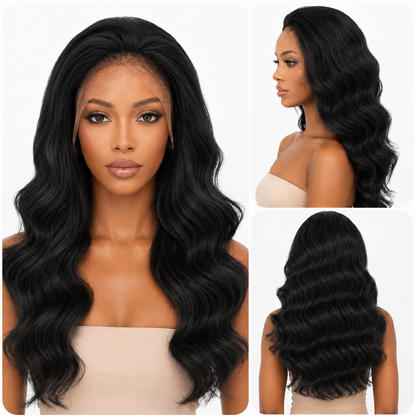 Wiglicious Style Premium Synthetic Honey Front Wig With Natural Baby Hair Line