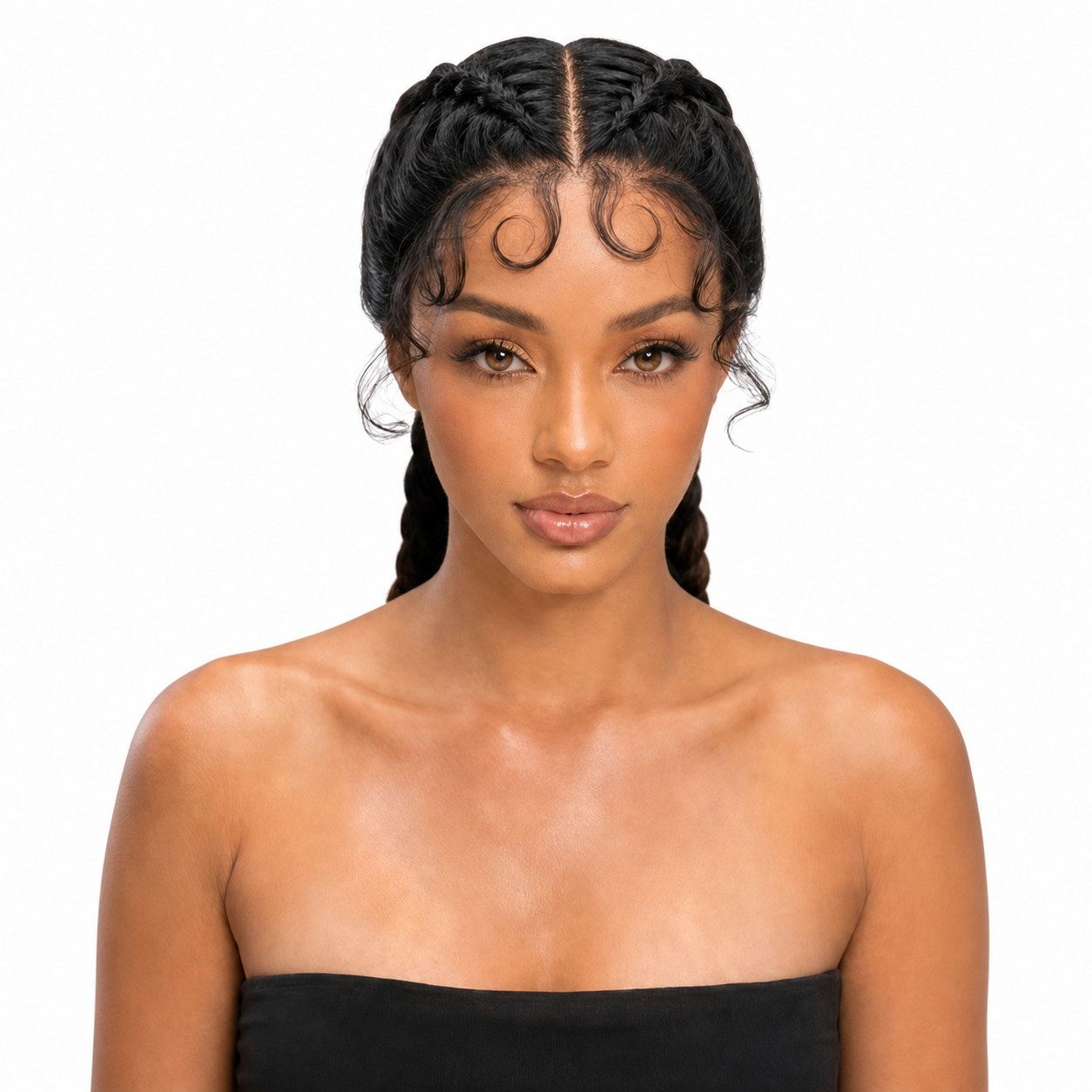 Kuknus Poonam - Synthetic Braids Lace Front Wig