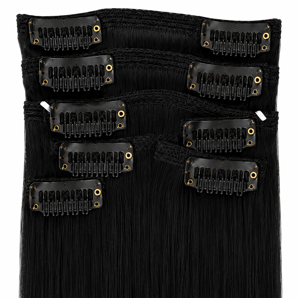 Sleek Synthetic Fashion Idol 101 Clip-In Hair Extensions 18"