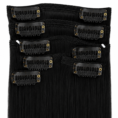 Sleek Synthetic Fashion Idol 101 Clip-In Hair Extensions 18"