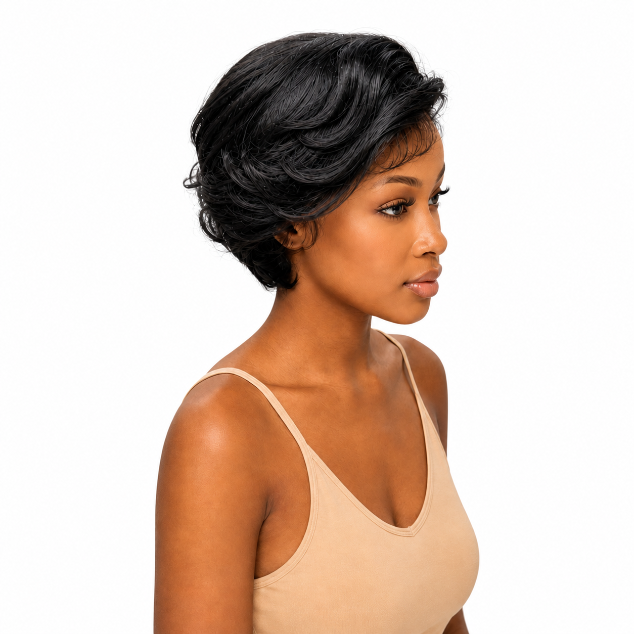 Kuknus Sundas - Synthetic Lace Front Wig with Natural Baby Hairline