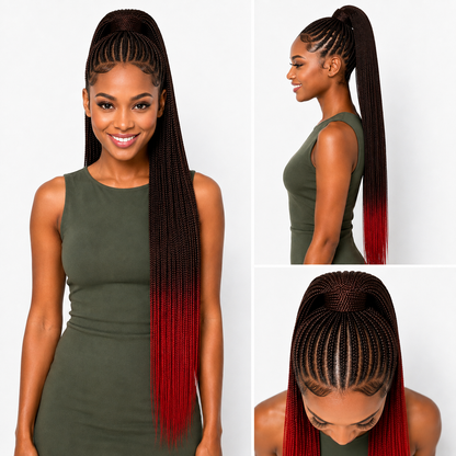 X-Pression 2X Pre-Stretched Synthetic Braids 24"